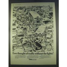 1977 The Electricity Council Ad - Traffic Without