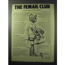 1977 The Femail Club Ad - Women Who Never Join