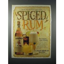 1984 Captain Morgan Spiced Rum Ad - New from the captain