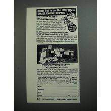 1989 Foley-Belsaw Institute Ad - Get in on the profits in small engine repair