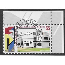 GER 2004 55c 'BAUHAUS DESIGN GROUP '( CORNER MARGIN) FINE USED (EBID59-473)