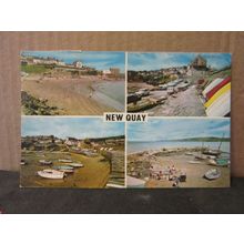 multiview, NEWQUAY, Ceredigion, wales. used vintage postcard. PLC26304 1967 pm =