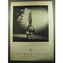 1953 Steuben Glass Perfume Bottle Advertisement