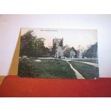 THE CHURCH, WARGRAVE, BERKSHIRE used antique postcard 1906 pm =