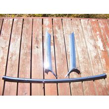 1965 CHRYSLER NEW YORKER 2D HT INSIDE FRONT WINDOW TRIM OEM TWO DOOR HARD TOP