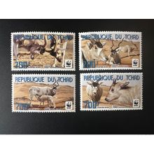 Tchad Chad Tschad 2012 Mi. 2575 - 2578 WWF Faune Fauna Addax Panda