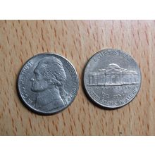 1997d USA 5 Cents Jefferson Nickel Coin