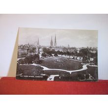 THE THREE SPIRES, COVENTRY, WARWICKSHIRE unused antique postcard RP =