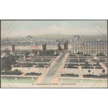 Les Tuileries, Panorama de Paris, c.1900-05 - CPA