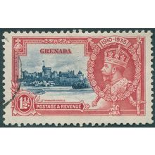 Grenada 1935 1½d deep blue & scarlet Jubilee SG147 used
