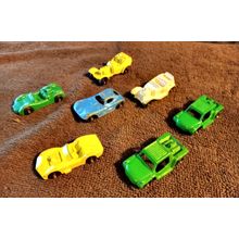 7 Old Tootsie Toys & Midget Toys 1:64 Scale 2 Roadsters 3 vets 2 other 1960s GC