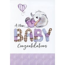 A New Baby Congratulations - New Baby Greeting Card - 00943