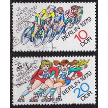 GERMANY DDR [1979] MiNr 2433-34 ( OO/used ) Sport