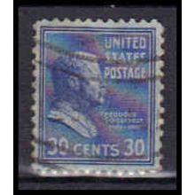 Used 830 30c Theodore Roosevelt Fine Plus KA5683