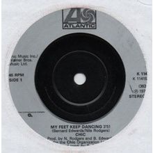 Chic - My feet keep dancing 1979 7" single vinyl record K11415