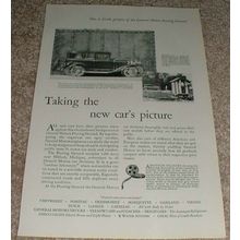 1929 GM Car Proving Ground Ad Taking Picture!