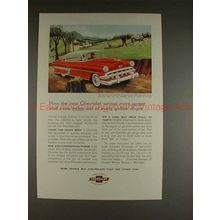 1954 Chevrolet Bel Air Sport Coupe Ad - Wrings Power!!