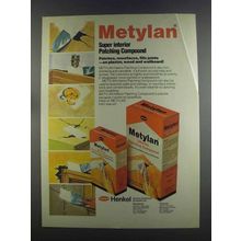 1982 Henkel Metylan Interior Patching compound Ad