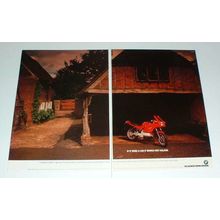 1987 BMW K100RS Motorcycle Ad - If it Were A Car