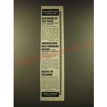 1951 Harper & Brothers Ad - These Harper Books of lasting value