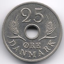 Denmark : 25 Ore 1968