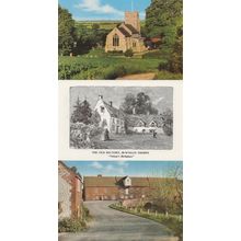 Burnham Thorpe Norfolk Nelson Birthplace 3x Postcard s