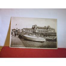 SOUTH PARADE PIER, SOUTHSEA, HAMPSHIRE used vintage postcard RP 1932 pm =