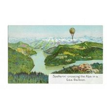 Spelterini Crossing The Alps In A Gas Balloon.