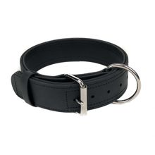 Dog Pet Agitation Collar Black W 2" L 14"-16"