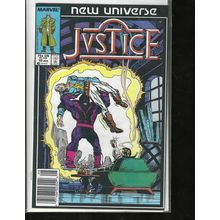 Justice, #10, Marvel Comic, 1987, Mid Grade