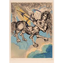 Salvador Dali (1904-1989). Sagittarius, from Signs of the Zodiac, 1967 Poster Ca
