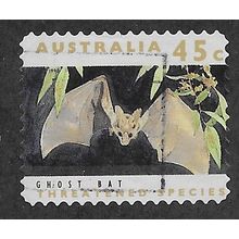 AUS 1992 45c (S/A) 'GHOST BAT' (PHOS BANDS)(LITHO) FINE USED (EBID60-046)