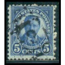 Used 637 5c Theodore Roosevelt Average Plus M10024
