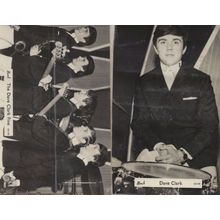 Dave Clark Five 2x Old Real Photo Brel Postcard s Please Read