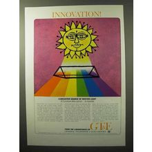 1964 GT&E Laboratories Ad - Brighter Whiter Light