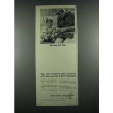 1964 Equitable Insurance Ad - Money for Life