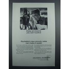 1964 Equitable Insurance Ad - Enjoy an Income
