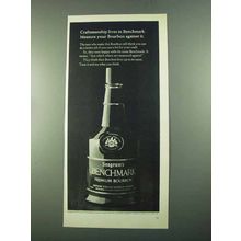1969 Seagram's Benchmark Bourbon Ad