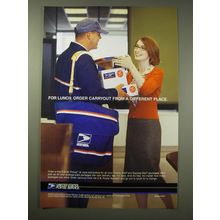 2005 United States Postal Service Ad - For lunch, order carryout
