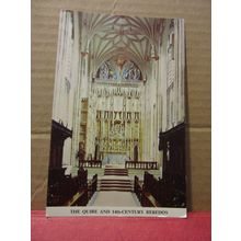 THE QUIRE, CHRISTCHURCH PRIORY, Bournemouth, Dorset unused postcard =