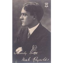 Noah Reynolds Actor Antique Printed Signed Postcard