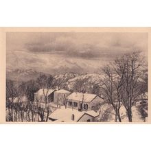 Michelet Algeria Sons La Neige Winter Antique Aerial Postcard