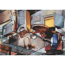 Prof Stephen Farthing The Understudy 1983 Painting Postcard