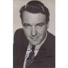 Donald Sinden Printed But Hand Signed Appearance Photo Postcard