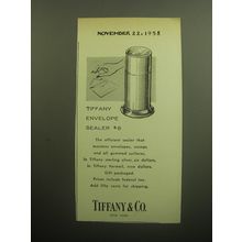 1958 Tiffany & Co. Envelope Sealer Advertisement