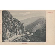 Ahrthal Bunte Kah Winding Mountain Road German Old Postcard