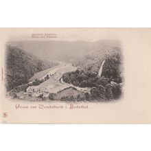 Gruss Aus Wendefurth Bodethal Antique German Postcard