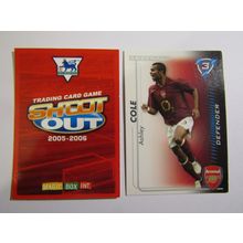 Ashley Cole - Arsenal Shoot Out 2005 2006 Magic Box Football Card (EF1)