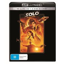 Solo: A Star Wars Story 4K UHD + 2 Disc Blu-ray | 3 Discs | Region Free