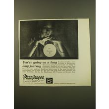 1961 MacGregor DX Tourney Golf Balls Ad - You're going on a long long journey